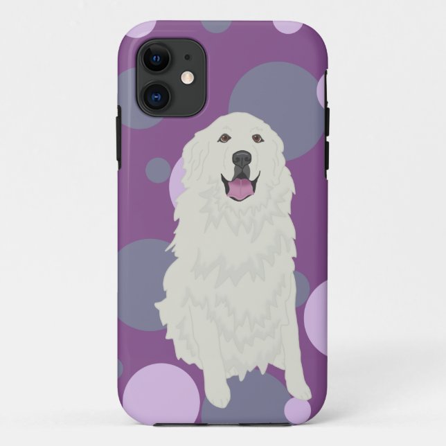 Customizable I love my Great Pyrenees  Case-Mate i Case-Mate iPhone Case (Back)