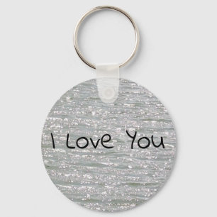 Customizable I Love You Key Chain