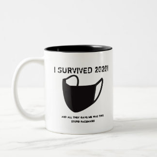 Customizable "I SURVIVED 2020!" mug