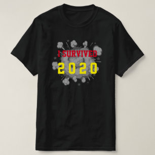 Customizable I survived 20xx explosion dark T-Shirt