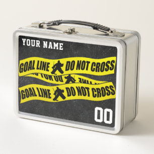 Customizable Ice Hockey Goalie Lunch Box