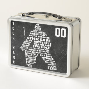 Customizable Ice Hockey Goalie Lunch Box