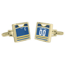 Customizable Ice Hockey Jersey Cuff Links