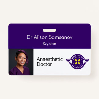 Customizable ID Badge with photo