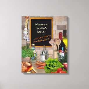 Customizable Image for Your Kitchen Canvas Print