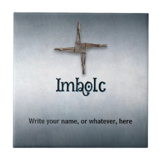 Customizable Imbolc Ceramic Tile