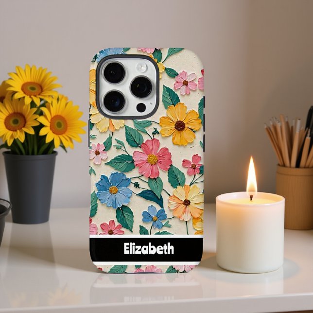 Customizable Impasto Flower Garden Cover (Creator Uploaded)