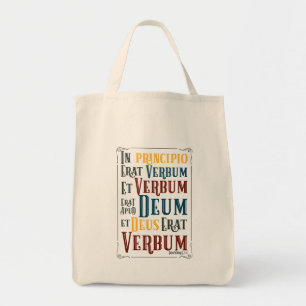 CUSTOMIZABLE In Principio Erat Verbum Tote Bag