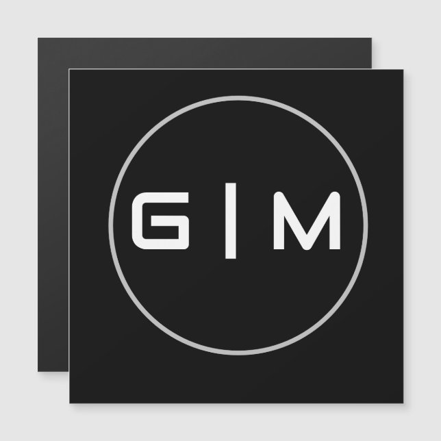 Customizable initials name (Front/Back)