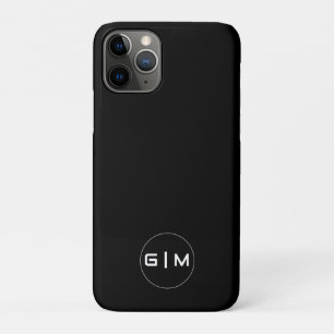 Customizable initials name iPhone 11 pro case