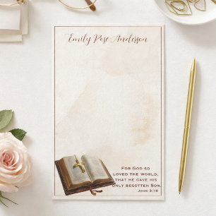 Customizable Inspirational Note Paper