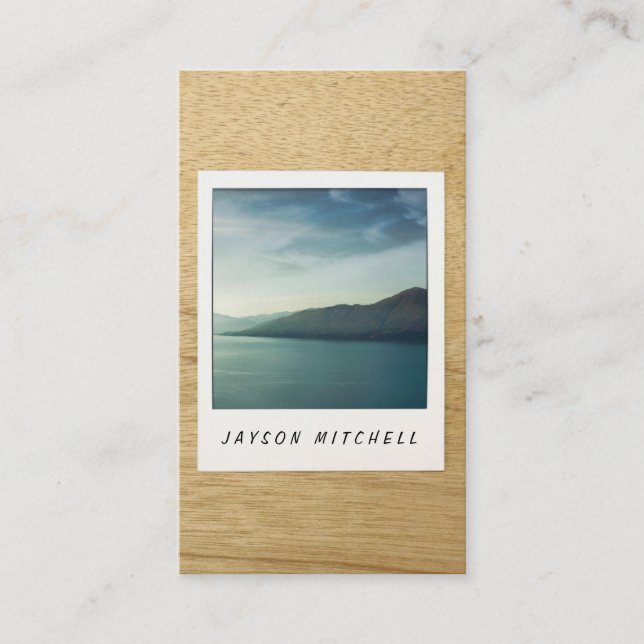 Customizable Instant Photo Card for Photography (Front)