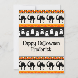 Customizable invitation for Halloween party.