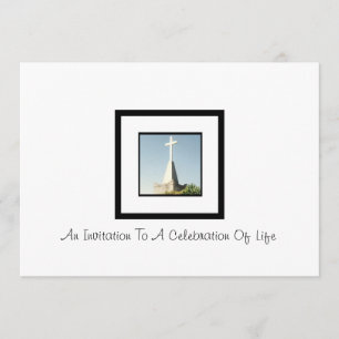 Customizable Invitation To A Celebration Of Life