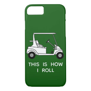 customizable iphone case with golf cart