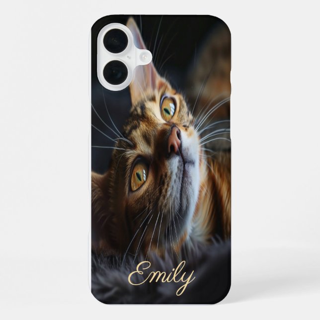 Customizable iPhone for Cat Lovers Case (Back)