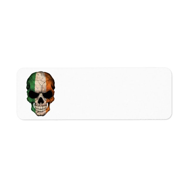 Customizable Irish Flag Skull (Front)