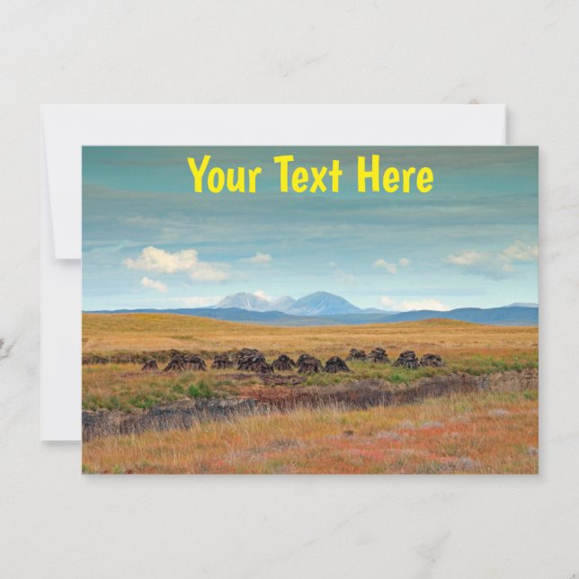 Customizable isle of Islay, Scotland card (Front)