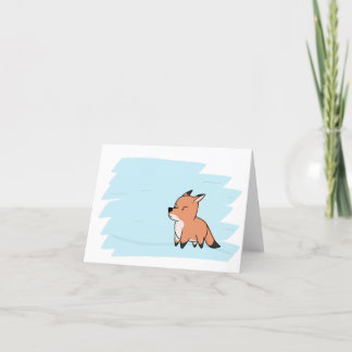 Customizable It Fookin Wimdy Fox Holiday Card