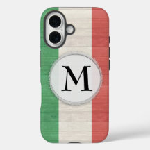 Customizable Italian Flag Case iPhone 16