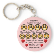 Customizable I've Lost My Keys Keychain