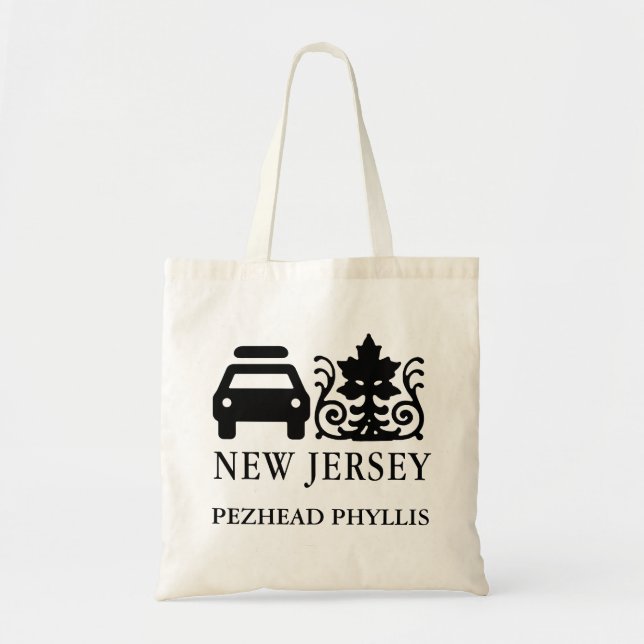 Customizable Jerseyite Glyph Tote Bag (Front)