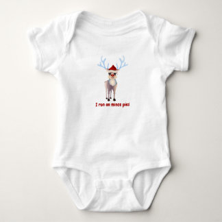 Customizable Jolly Rudolf Baby Bodysuit
