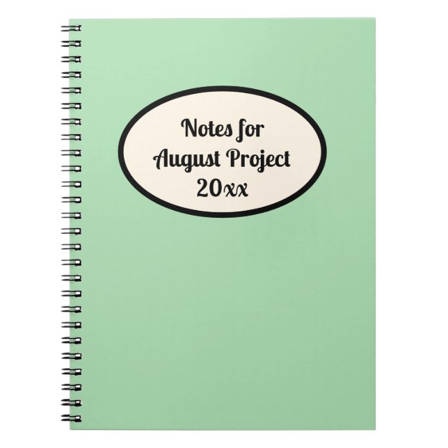 customizable journal (Front)