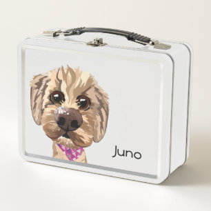 Customizable "Juno" Doodle Dog Lunch Box