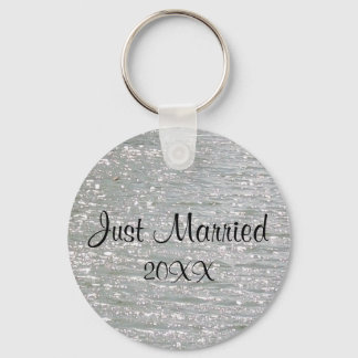 Customizable Just Married Keychain