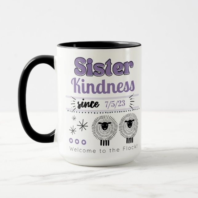 Customizable JW Baptism Gift for Sister Mug (Left)