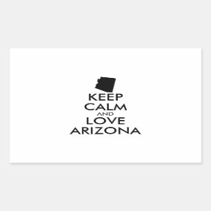 Customizable KEEP CALM and LOVE ARIZONA Sticker