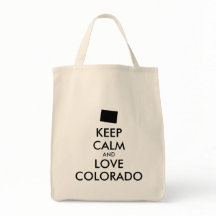 Customizable KEEP CALM and LOVE COLORADO