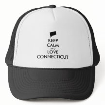Customizable KEEP CALM and LOVE CONNECTICUT