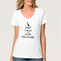 Customizable KEEP CALM and LOVE DELAWARE
