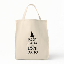 Customizable KEEP CALM and LOVE IDAHO