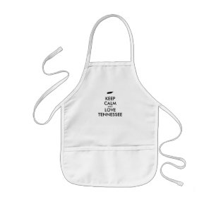Customizable KEEP CALM and LOVE TENNESSEE Kids Apron