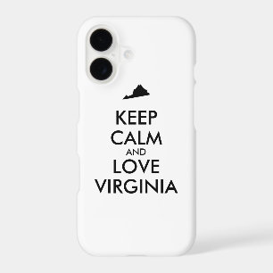 Customizable KEEP CALM and LOVE VIRGINIA