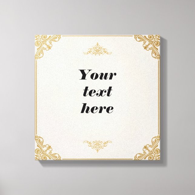 Customizable Keepsake Template for Personalized Me Canvas Print (Front)