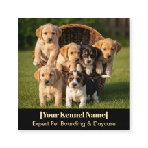 Customizable Kennel Business Card