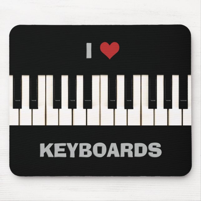 (Customizable) Keyboards Mouse Pad (Front)
