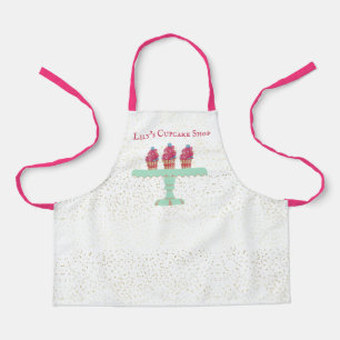 Customizable Kid's Cupcake Shop Apron