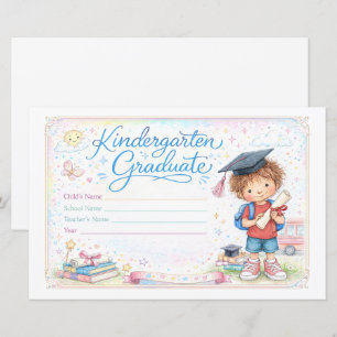 Customizable Kindergarten Graduate Certificate