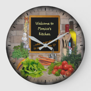 (Customizable) Kitchen Clock