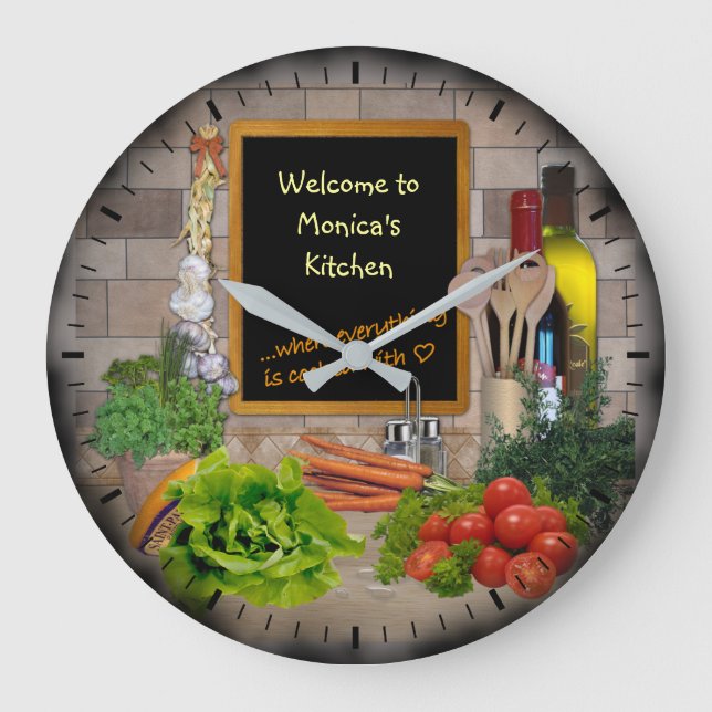 (Customizable) Kitchen Clock (Front)