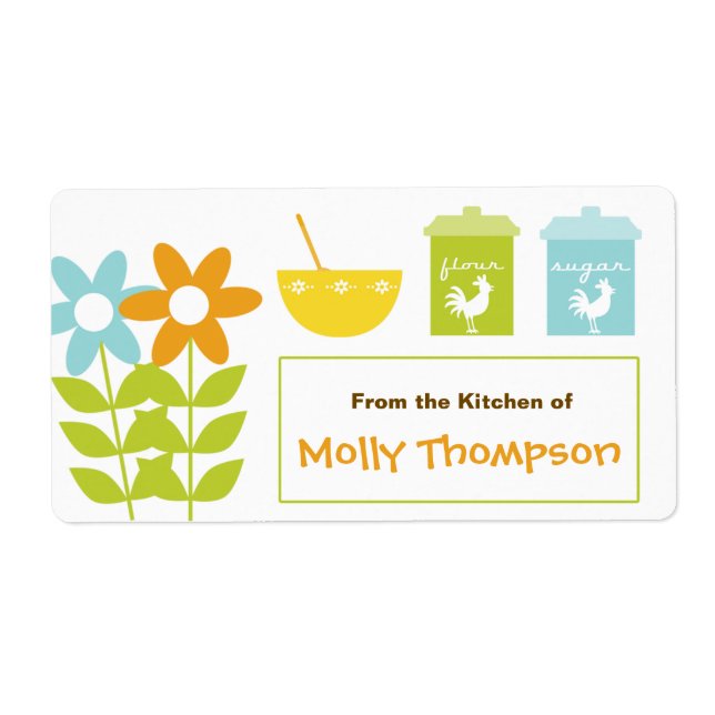 Customizable Kitchen Labels (Front)