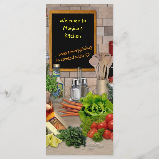 Customizable Kitchen Menu (Front)