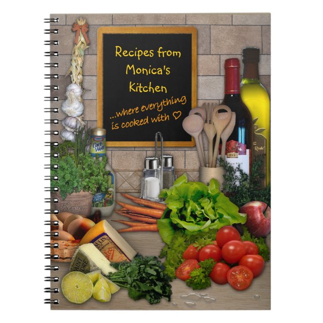 Customizable Kitchen Notebook (Front)