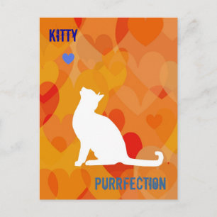 Customizable: Kitty bright Postcard
