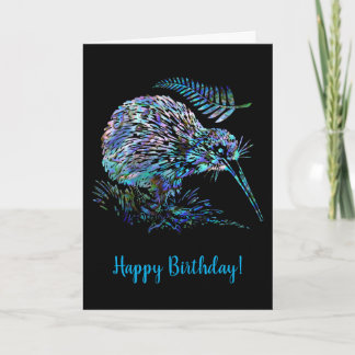 CUSTOMIZABLE KIWI FERN BIRTHDAY CARD